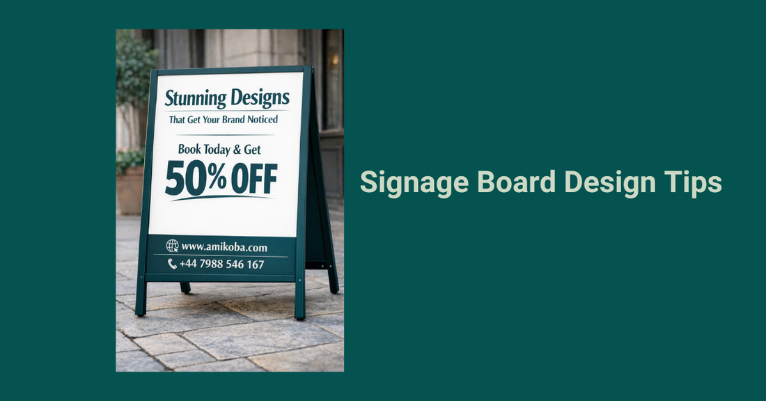 Signage Board Design Tips That Actually Attract Customers