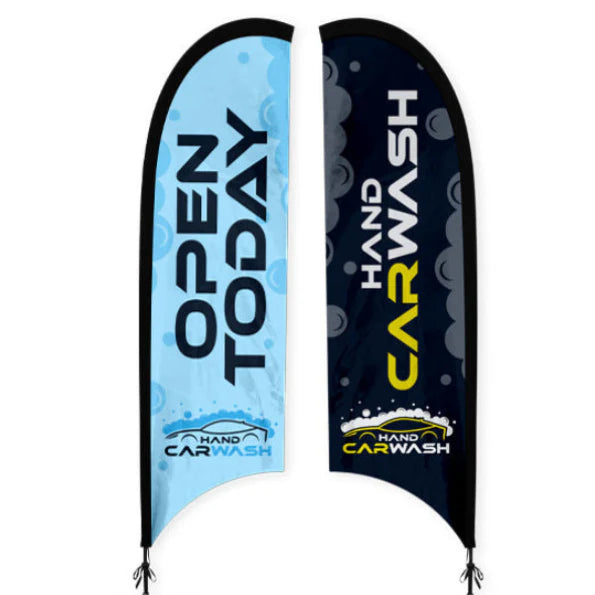 Feather Flying Banner - Double Sided