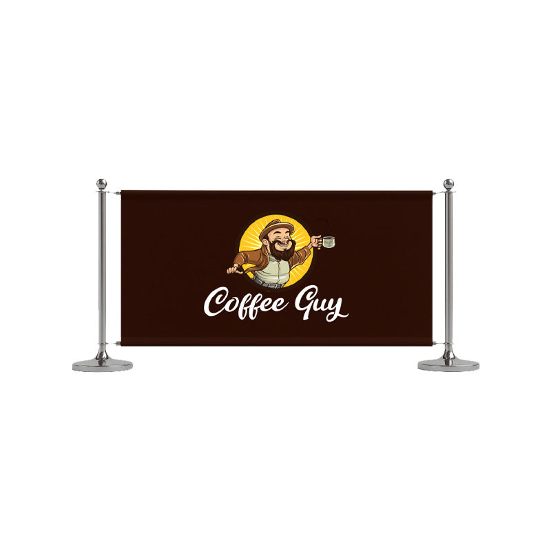 Adfresco Café Barrier - Kit 1 - One Section