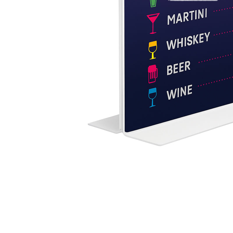 Straight Talkers - Display Stands for Paper Inserts