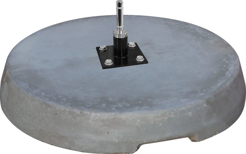 Concrete Base with Bearing Spindle for Flying Banners